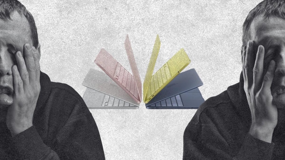 lag macbook neo // Source : montage Numerama lag macbook neo // Source : montage Numerama