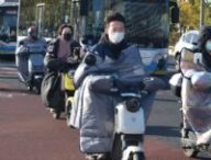 e-bike roulant en Chine // Source : ITDP China