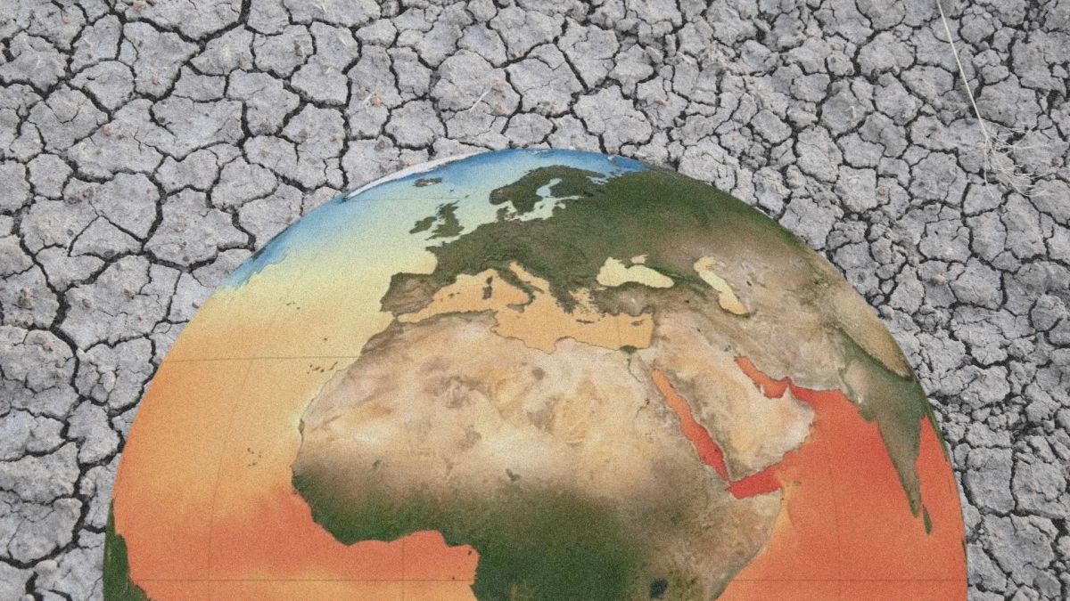 Températures à la surface de l'océan. // Source : Capture d'écran YouTube ESA ; montage Numerama