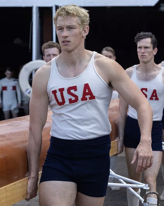 Callum Turner dans le film The Boys in the Boat // Source : MGM Callum Turner dans le film The Boys in the Boat // Source : MGM