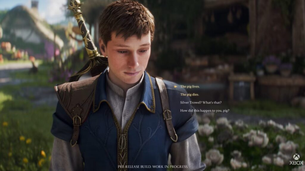 Le système de dialogues dans Fables // Source : Playground Games Le système de dialogues dans Fables // Source : Playground Games