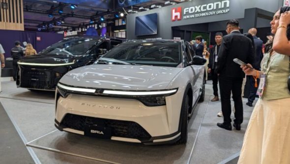 Stand Foxconn à Vivatech // Source : Raphaelle Baut pour Numerama Stand Foxconn à Vivatech // Source : Raphaelle Baut pour Numerama