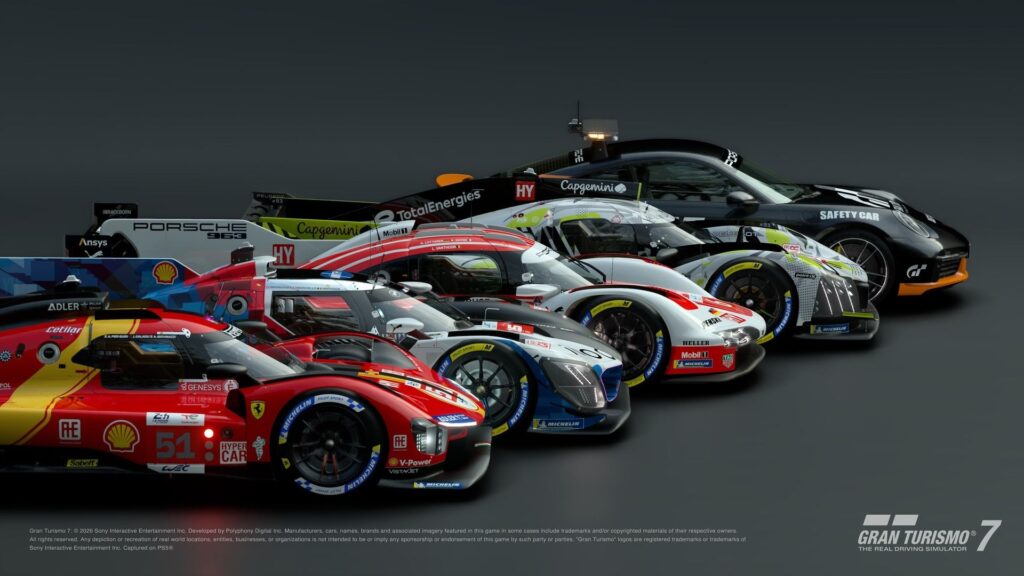 La mise à jour 1.70 de Gran Turismo 7 met à l'honneur les 24 Heures du Mans. // Source : Polyphony Digital