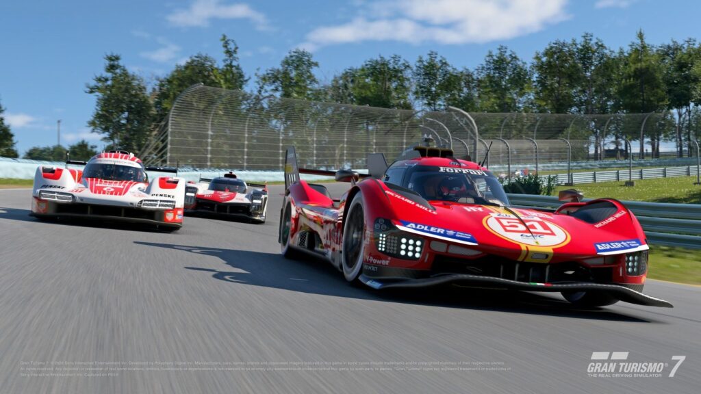 La mise à jour 1.70 de Gran Turismo 7 met à l'honneur les 24 Heures du Mans. // Source : Polyphony Digital