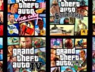 LEs jaquettes des épisodes de GTA avec le fameux hélicoptère. // Source : Rockstar Games