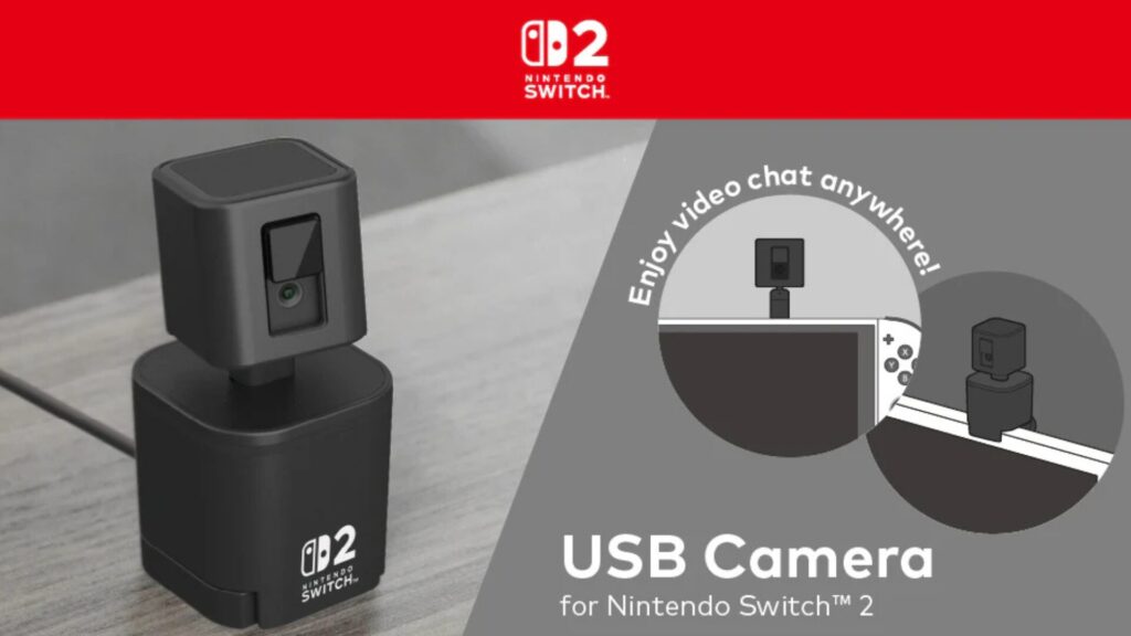 Caméra USB pour Nintendo Switch 2 Hori // Source : Hori Caméra USB pour Nintendo Switch 2 Hori // Source : Hori