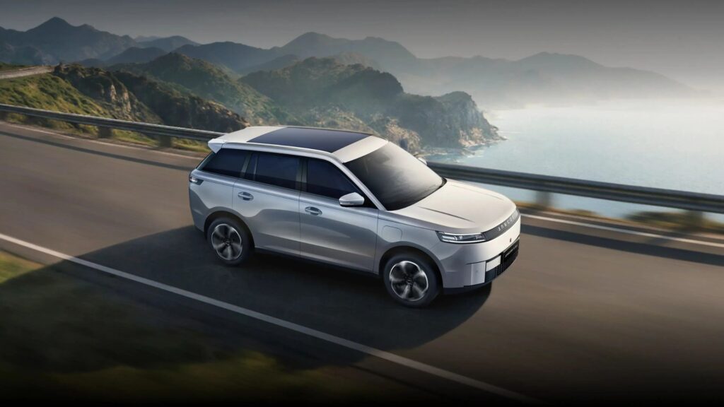 Le Jaecoo 5 électrique. // Source : Omoda-Jaecoo Le Jaecoo 5 électrique. // Source : Omoda-Jaecoo