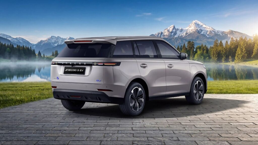 Le Jaecoo 5 électrique. // Source : Omoda-Jaecoo Le Jaecoo 5 électrique. // Source : Omoda-Jaecoo