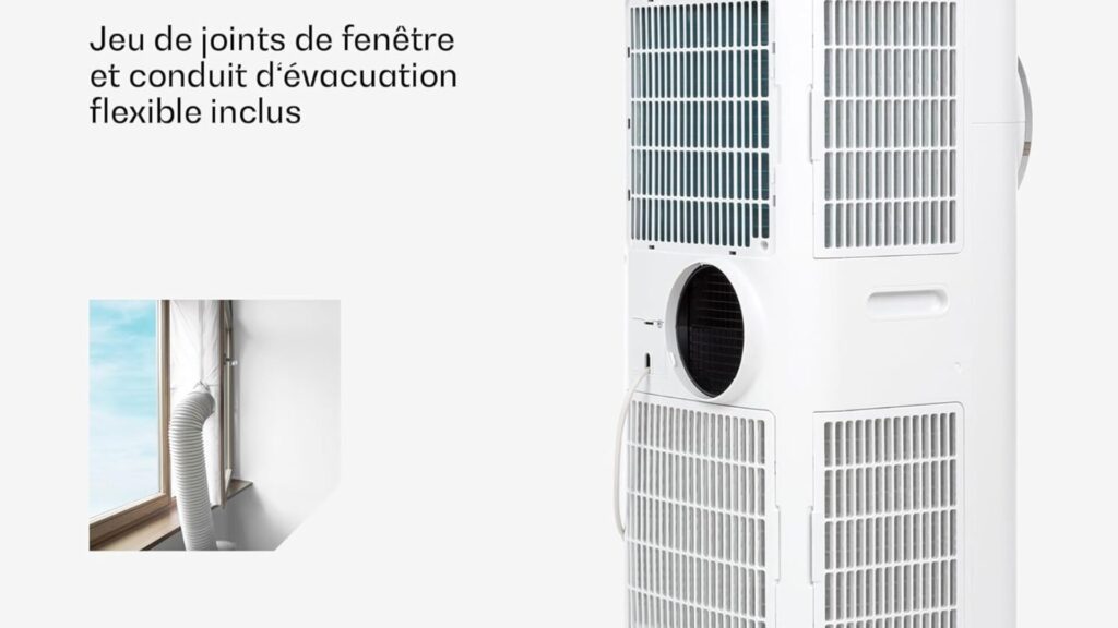 Le climatiseur Klarstein Kraftwerk Smart Climatiseur Mobile // Source : Klarstein Le climatiseur Klarstein Kraftwerk Smart Climatiseur Mobile // Source : Klarstein