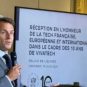 Emmanuel Macron lors de la réception VivaTech à l'Élysée. // Source : Numerama Emmanuel Macron lors de la réception VivaTech à l'Élysée. // Source : Numerama
