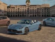 Les Maserati GranTurismo, GranCabrio et Grecale Folgore. // Source : Maserati