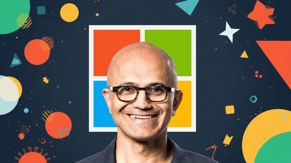 Satya Nadella // Source : Création Numerama Satya Nadella // Source : Création Numerama