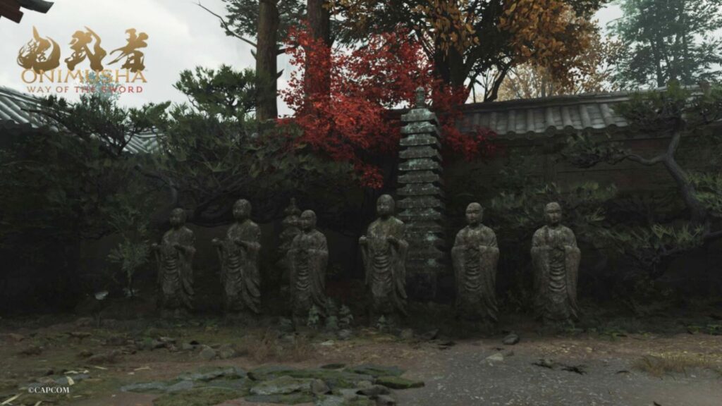 Unepartie du Rokudō Chinnō-ji de Kyoto dans Onimusha Way of the Sword // Source : Capcom Unepartie du Rokudō Chinnō-ji de Kyoto dans Onimusha Way of the Sword // Source : Capcom