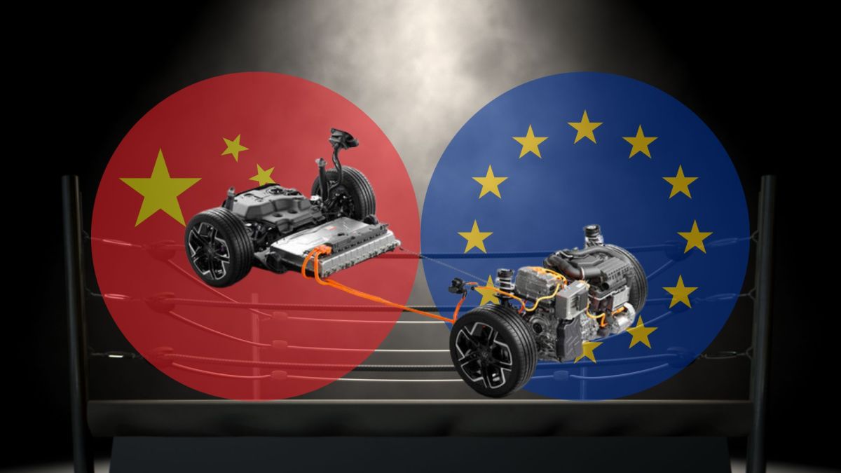PHEV : le match europe contre Chine // Source : Montage Numerama PHEV : le match europe contre Chine // Source : Montage Numerama