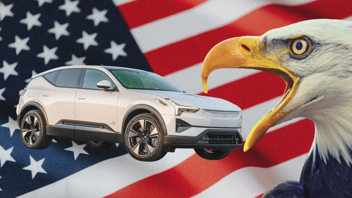 Polestar est banni des États-Unis. // Source : Montage Robin San Vicente pour Numerama Polestar est banni des États-Unis. // Source : Montage Robin San Vicente pour Numerama