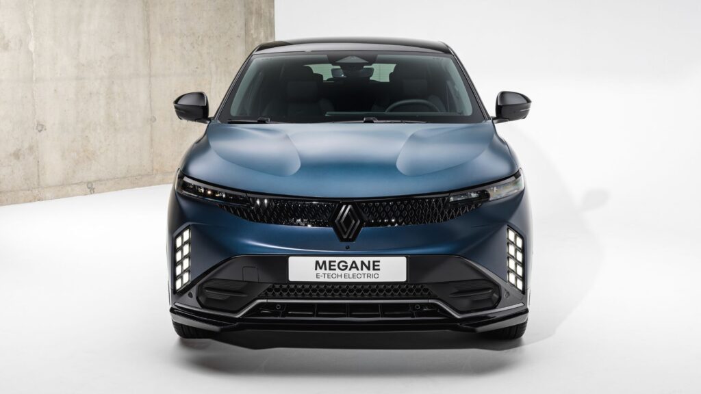 La Renault Megane E-Tech restylée (2026). // Source : Renault La Renault Megane E-Tech restylée (2026). // Source : Renault