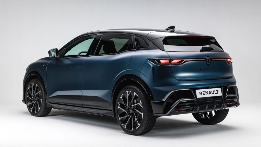 La Renault Megane E-Tech restylée (2026). // Source : Renault La Renault Megane E-Tech restylée (2026). // Source : Renault