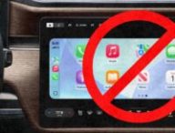 Rivian est totalement contre l'intégration d'Apple CarPlay dans ses modèles. // Source : Robin San Vicente pour Numerama Rivian est totalement contre l'intégration d'Apple CarPlay dans ses modèles. // Source : Robin San Vicente pour Numerama