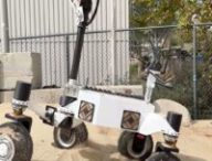 Ernest, le futur rover en plein entraînement