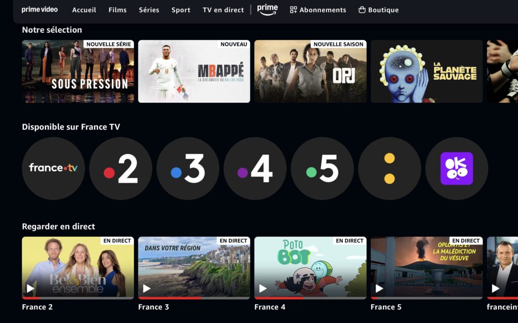 France TV sur Prime Video. France TV sur Prime Video.