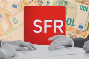 48h de sursis pour finaliser le rachat de SFR. // Source : Wikimedia/SFR ; montage Numerama avec Canva 48h de sursis pour finaliser le rachat de SFR. // Source : Wikimedia/SFR ; montage Numerama avec Canva