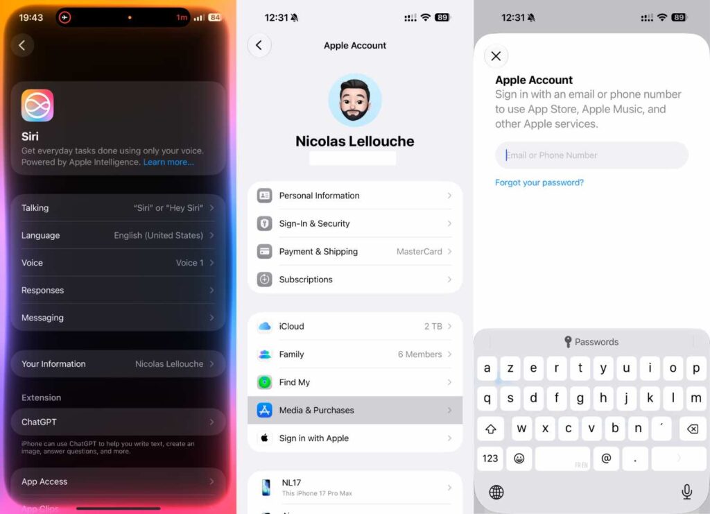 L'ancien Siri sur iOS 27 bêta en Europe. On peut se déconnecter dans les réglages. L'ancien Siri sur iOS 27 bêta en Europe. On peut se déconnecter dans les réglages.