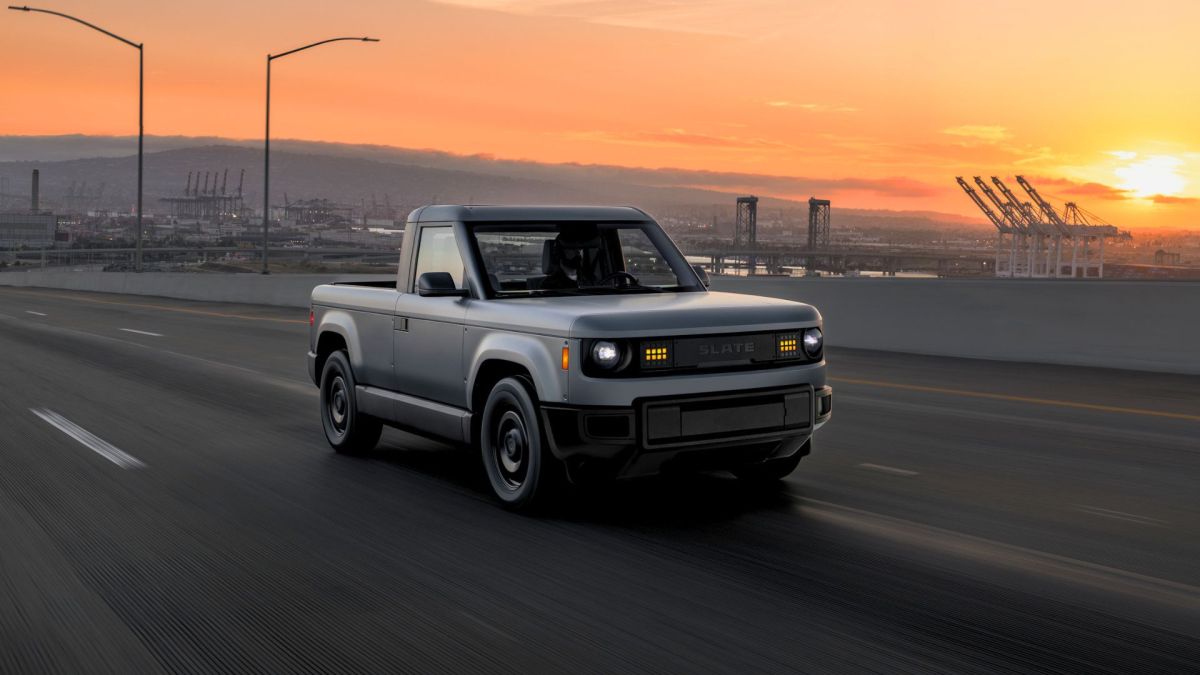 Le pickup électrique Slate. // Source : Slate Auto Le pickup électrique Slate. // Source : Slate Auto