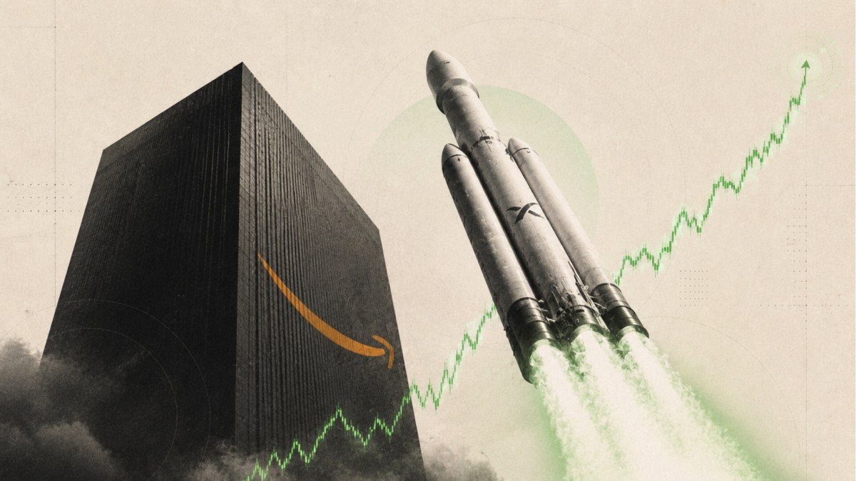 SpaceX Amazon // Source : Montage ChatGPT SpaceX Amazon // Source : Montage ChatGPT