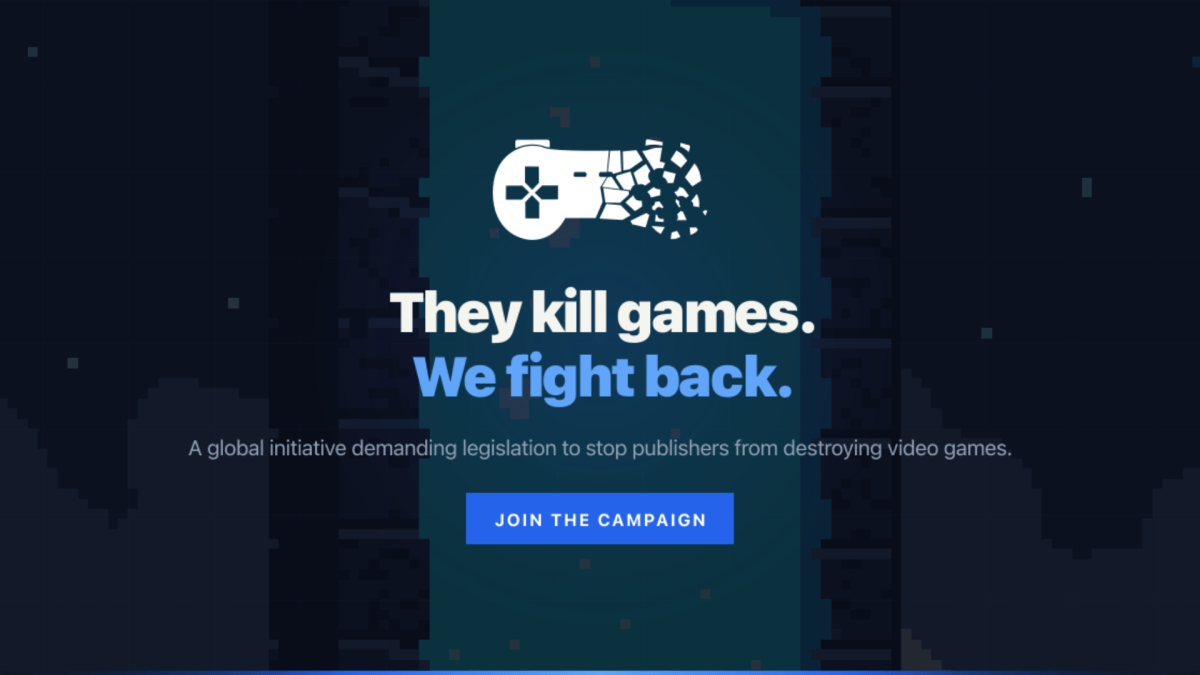 stop killing games // Source : stop killing games stop killing games // Source : stop killing games