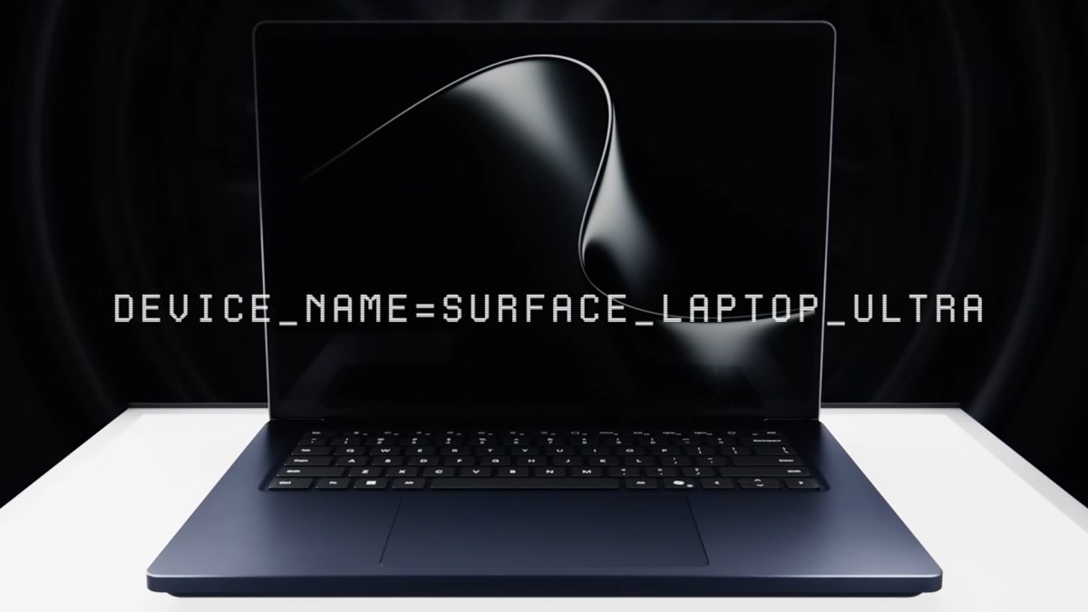 Surface laptop ultra // Source : Microsoft Surface laptop ultra // Source : Microsoft