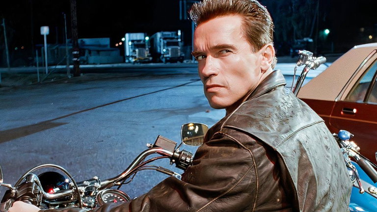 Schwarzenegger sera éternellement le visage de Terminator // Source : Columbia Schwarzenegger sera éternellement le visage de Terminator // Source : Columbia