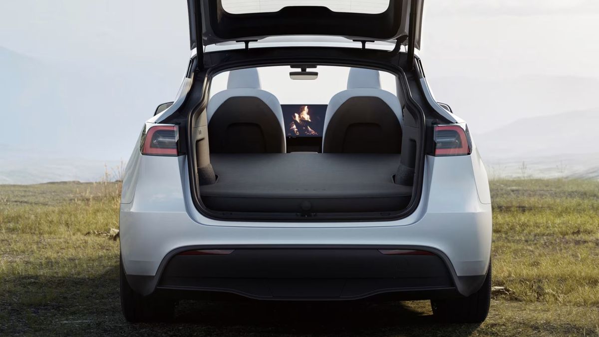 Tesla propose un matelas pour le Model Y. // Source : Tesla