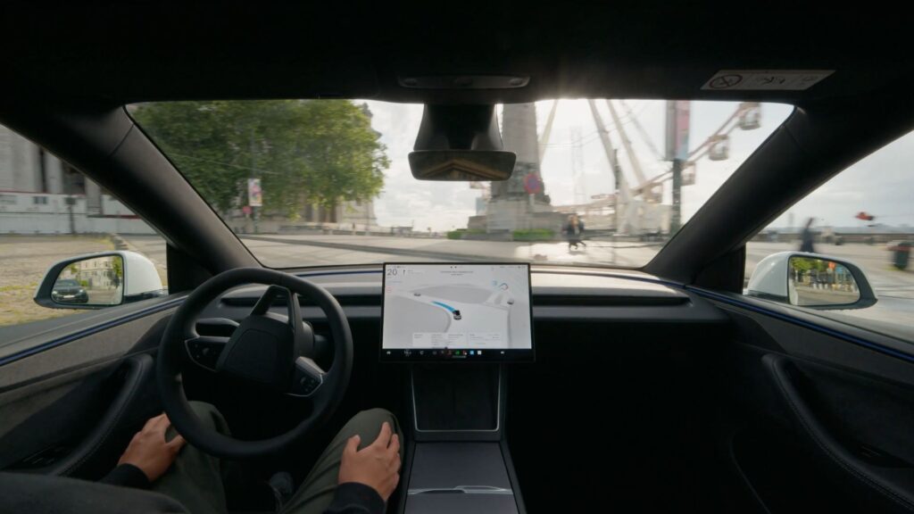 Le Tesla FSD est approuvé en Belgique. // Source : Tesla via X