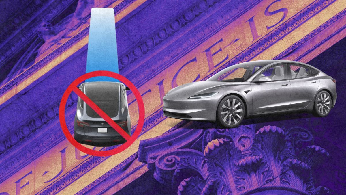 Tesla est accusé de publicité mensongère en Chine. // Source : Montage Robin San Vicente pour Numerama Tesla est accusé de publicité mensongère en Chine. // Source : Montage Robin San Vicente pour Numerama