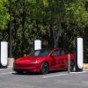 Tesla Superchargeur V4 // Source : Tesla