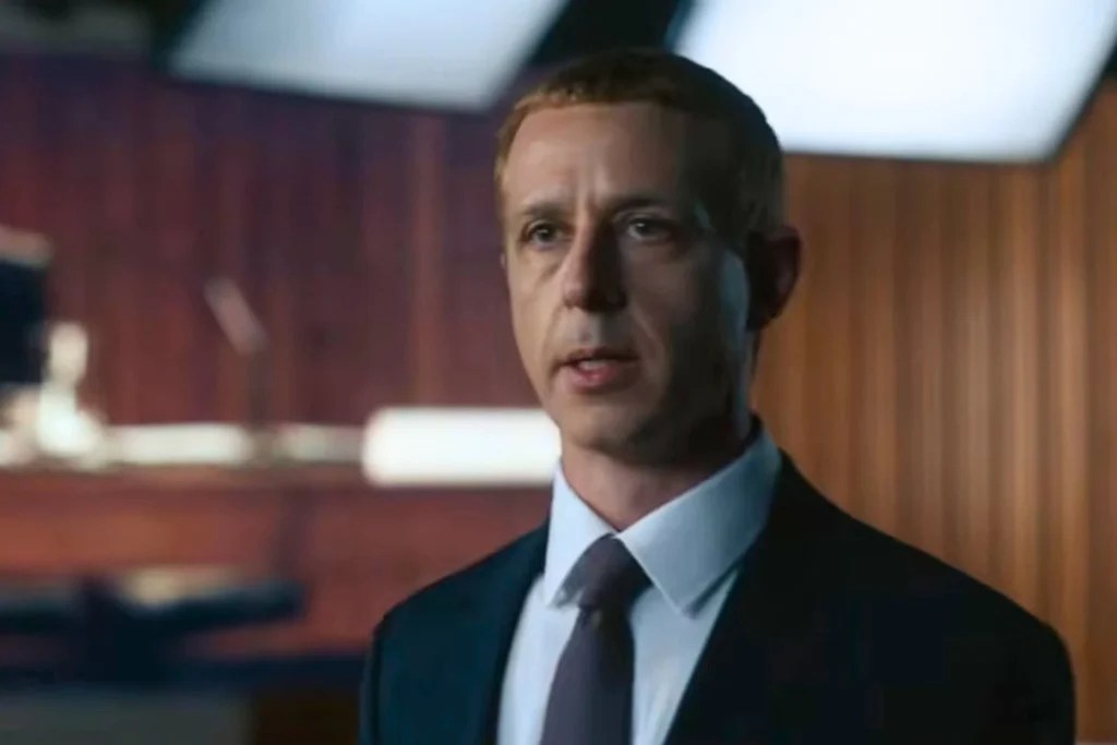 Jeremy Strong presque effrayant en Zuckerberg // Source : Columbia Pictures