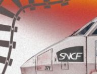 La canicule perturbe souvent les trains en France. // Source : Montage Numerama avec Canva