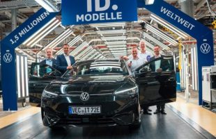 Production de la gamme Volkswagen ID à l'usine de Zwickau // Source : Volkswagen Production de la gamme Volkswagen ID à l'usine de Zwickau // Source : Volkswagen