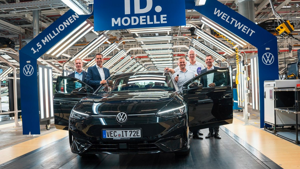 Production de la gamme Volkswagen ID à l'usine de Zwickau // Source : Volkswagen