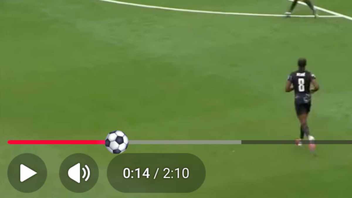 Le bouton lecture sur YouTube pendant la CdM. // Source : Numerama