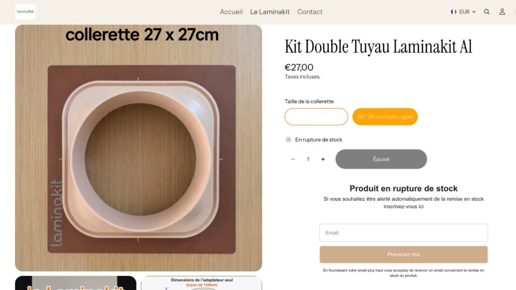 Le laminakit. // Source : Laminafab Le laminakit. // Source : Laminafab