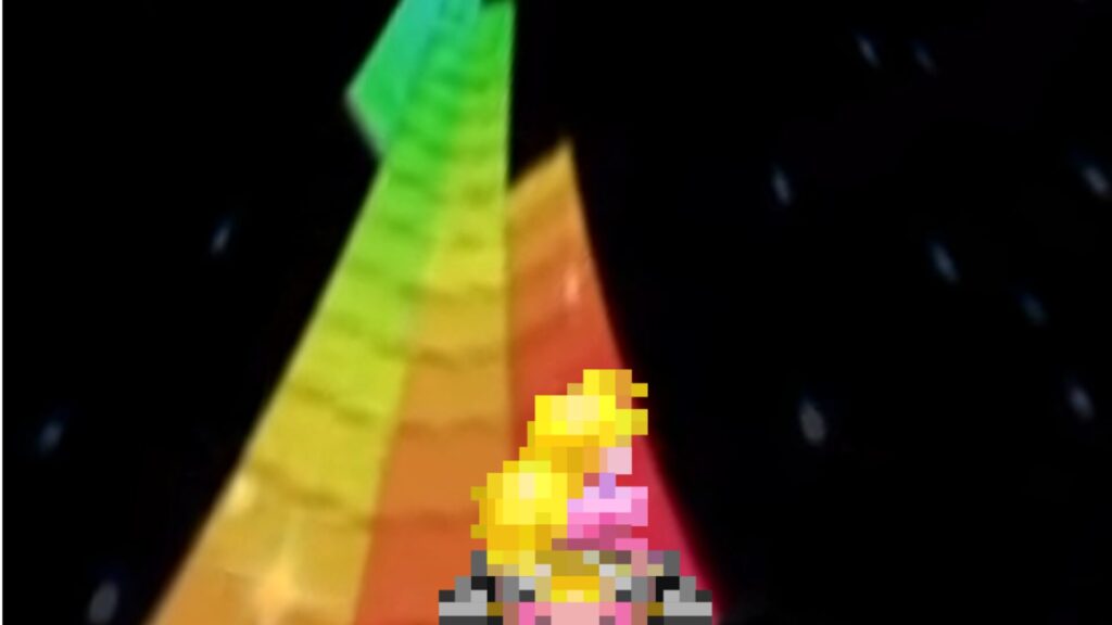 Vous pouvez jouer Peach dans ce mini Mario Kart sur YouTube. // Source : Atlas Arcade et Animated Subtitles Vous pouvez jouer Peach dans ce mini Mario Kart sur YouTube. // Source : Atlas Arcade et Animated Subtitles