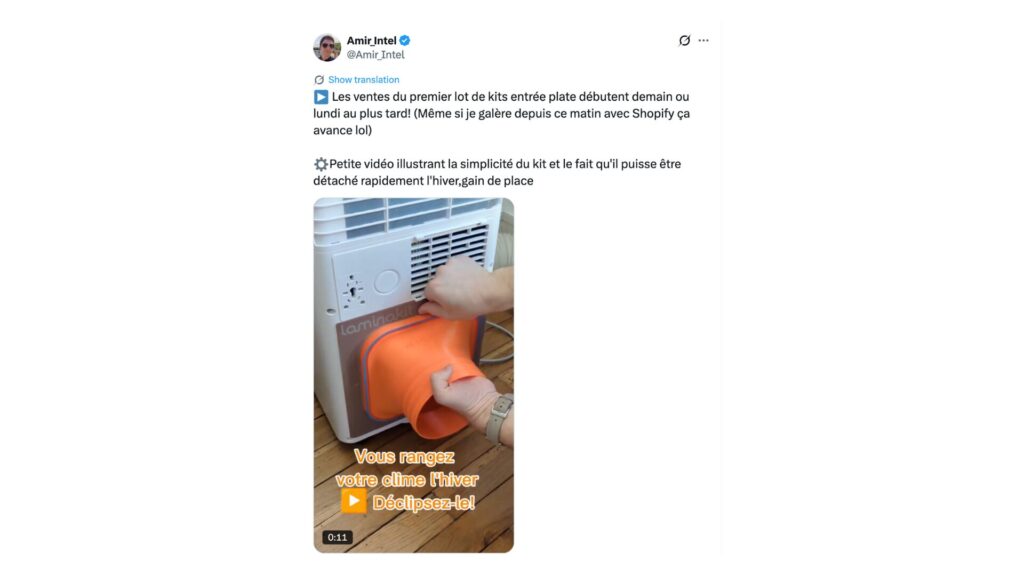 Arthur a commencé les ventes il y a une semaine. // Source : Capture d'écran Numerama Arthur a commencé les ventes il y a une semaine. // Source : Capture d'écran Numerama