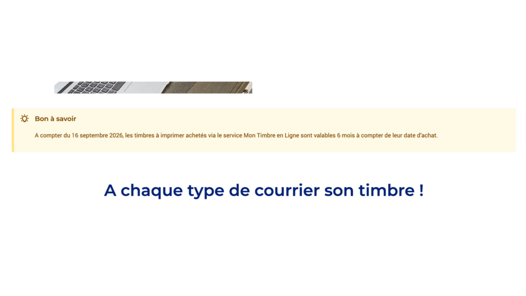 La Poste affiche un message sur son site. // Source : Capture d'écran Numerama La Poste affiche un message sur son site. // Source : Capture d'écran Numerama