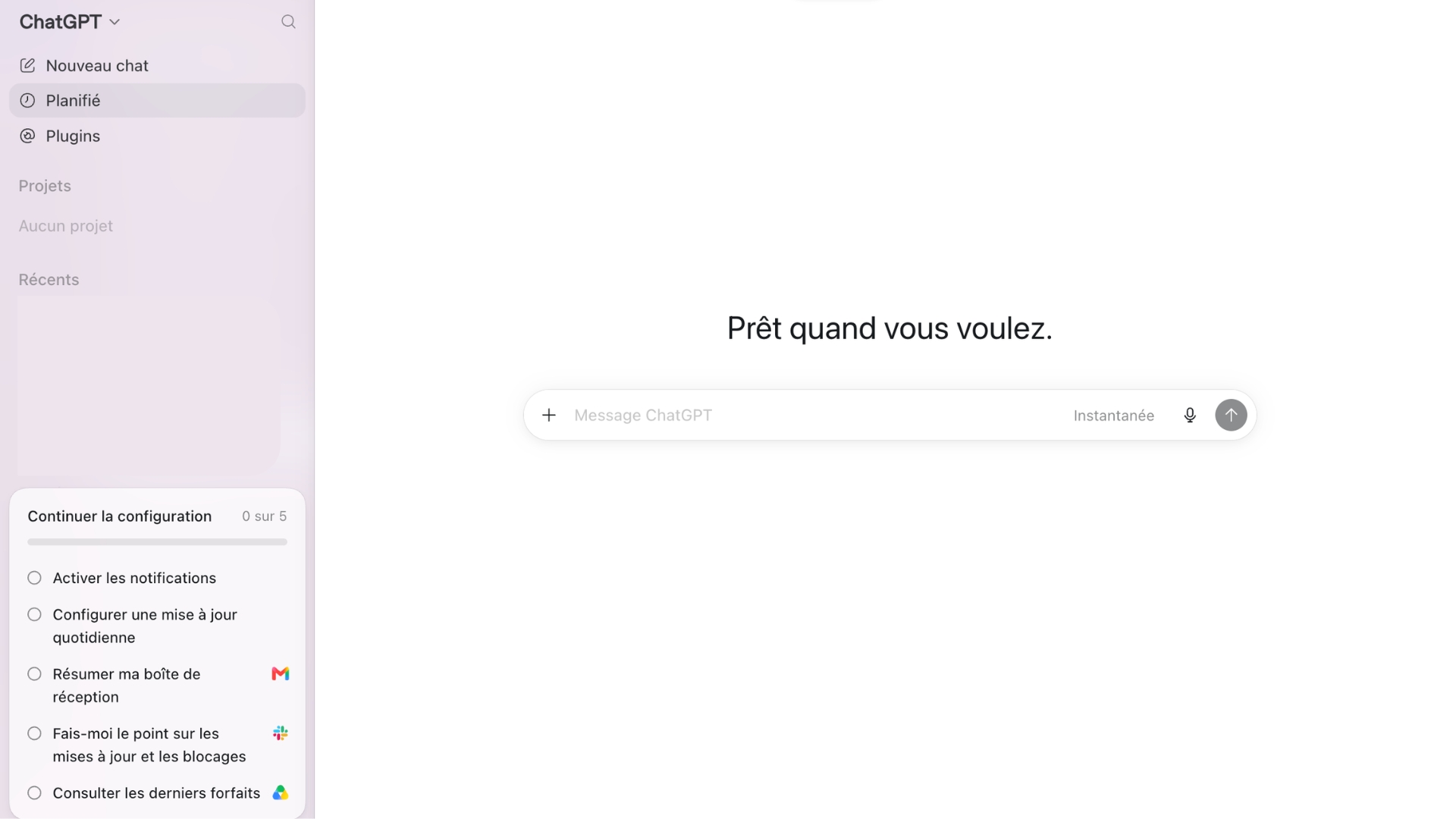 Après la dernière mise à jour