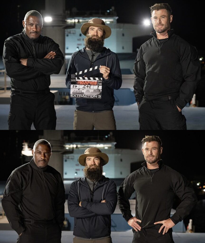 Tyler Rake 3 débute son tournage // Source : Netflix Tyler Rake 3 débute son tournage // Source : Netflix