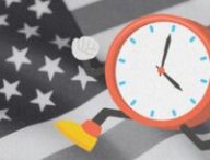 La fin du changement d'heure aux États-Unis ? // Source : Montage Numerama avec Canva