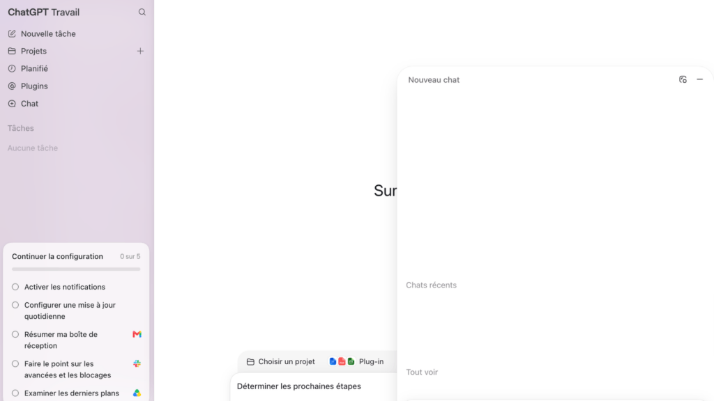 L'ancienne version de l'app de bureau // Source : Capture d'écran Numerama