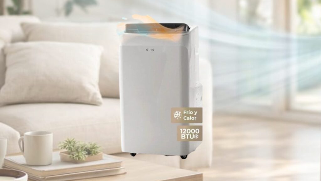 Climatiseur Mobile Evvo à 319 € // Source : Evvo Climatiseur Mobile Evvo à 319 € // Source : Evvo