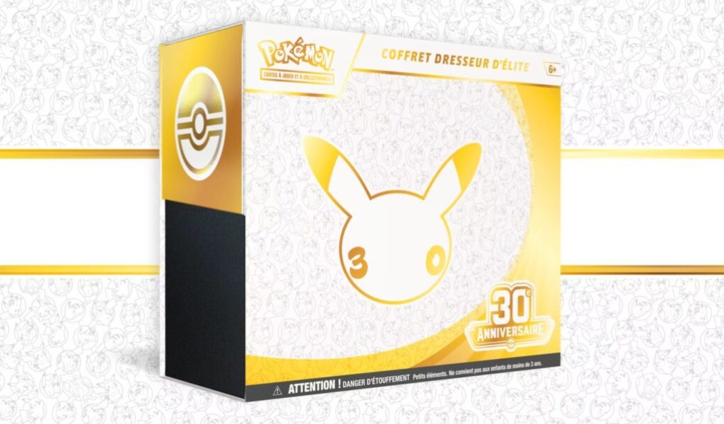 Coffret Dresseur d’élite 30ᵉ Anniversaire // Source : Pokémon